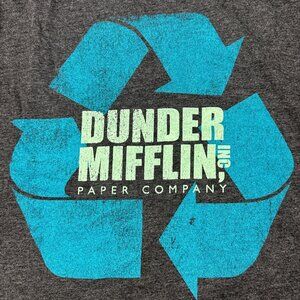 Dunder Mifflin Paper Company T-Shirt The Office TV Show Mens Size L